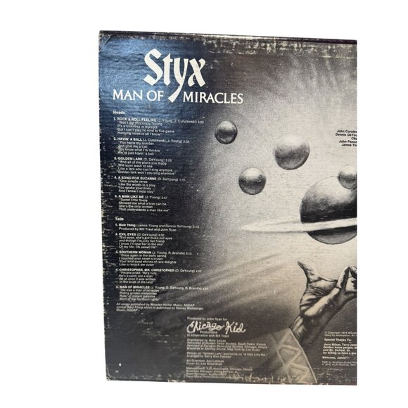Styx Man of Miracles Wooden Nickel Records Vinyl Rock 1974 Original - Picture 5 of 12